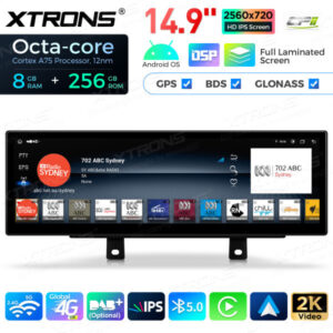 Android Autoradio Xtrons für BMW 3er 4er EVO RHD 8/256 GB – QLBX44THEVR3-06 CPII