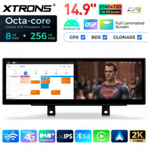 Android Autoradio Xtrons für BMW 3er 4er EVO RHD 8/256 GB – QLBX44THEVR3-07 CPII