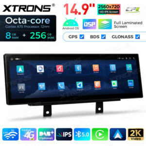 Android Autoradio Xtrons für BMW 3er 4er EVO RHD 8/256 GB – QLBX44THEVR3-08 CPII
