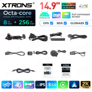 Android Autoradio Xtrons für BMW 3er 4er EVO RHD 8/256 GB – QLBX44THEVR3-12 CPII