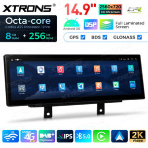 Android Autoradio Xtrons für BMW 3/4 Serie M3 M4 NBT 8/256 GB – QLBX44THNBR-08 CPII
