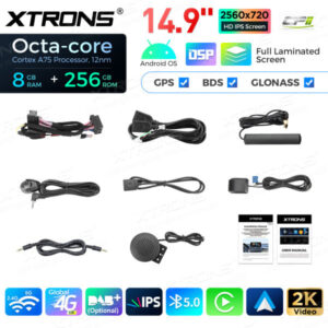 Android Autoradio Xtrons für BMW 3/4 Serie M3 M4 NBT 8/256 GB – QLBX44THNBR-12 CPII