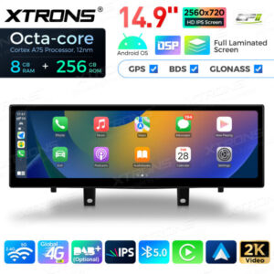 Android Autoradio Xtrons für BMW X5 F15 / X6 F16 EVO 8/256 GB – QLBX44X5EV3-04 CPII