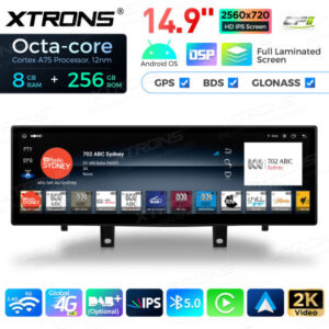 Android Autoradio Xtrons für BMW X5 F15 / X6 F16 EVO 8/256 GB – QLBX44X5EV3-06 CPII
