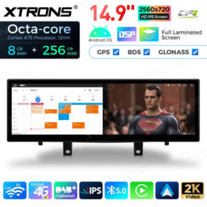 Android Autoradio Xtrons für BMW X5 F15 / X6 F16 EVO 8/256 GB – QLBX44X5EV3-07 CPII