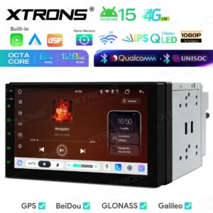 Xtrons 7-Zoll-Universal-Doppel-DIN-Android-Autoradio mit Navigationssystem UNISOC 7865, 8+128 GB, Dual-Bluetooth, QLED-Bildschirm, 4G, AKM DSP – Bild 13