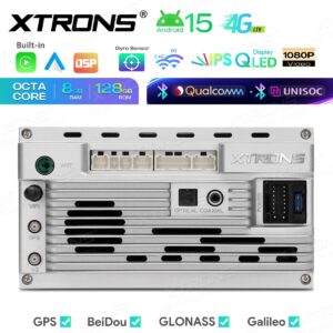 Xtrons 7-Zoll-Universal-Doppel-DIN-Android-Autoradio mit Navigationssystem UNISOC 7865, 8+128 GB, Dual-Bluetooth, QLED-Bildschirm, 4G, AKM DSP – Bild 14