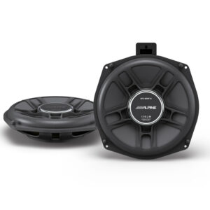 Alpine DP2-80WF-B Untersitz-Subwoofer BMW 3er 4er Serie 20 cm Bassverstärkung