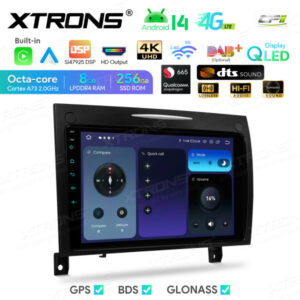 Android Autoradio Xtrons für Mercedes-Benz SLK R171 8/256 GB – IQP94M350P-07 CPII