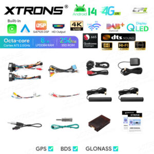 Android Autoradio Xtrons für Mercedes-Benz SLK R171 8/256 GB – IQP94M350P-12 CPII