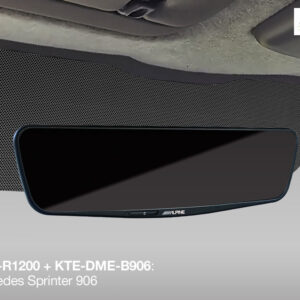 Alpine Halterung für den Einbau des digitalen Rückspiegel für Mercedes – KTE-DME-B906-03 CPII