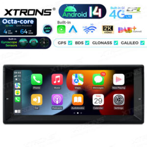 Android Autoradio Xtrons für BMW 5er E39, 7er E38 4/64 GB – PX1439BLHGS-05 CPII