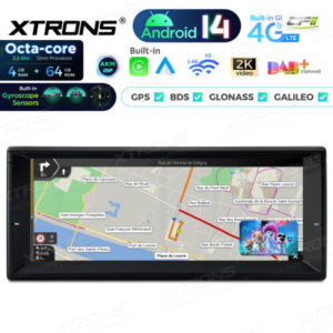 Android Autoradio Xtrons für BMW 5er E39, 7er E38 4/64 GB – PX1439BLHGS-07 CPII