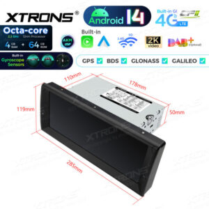Android Autoradio Xtrons für BMW 5er E39, 7er E38 4/64 GB – PX1439BLHGS-11 CPII