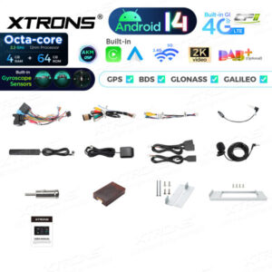 Android Autoradio Xtrons für BMW 5er E39, 7er E38 4/64 GB – PX1439BLHGS-12 CPII