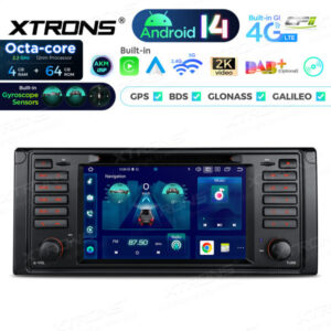 Android Autoradio Xtrons für BMW 5er E39 4/64 GB – PX7439BGS-02 CPII