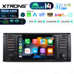 Android Autoradio Xtrons für BMW 5er E39 4/64 GB – PX7439BGS-04 CPII