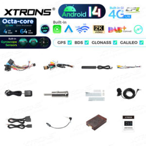 Android Autoradio Xtrons für BMW 5er E39 4/64 GB – PX7439BGS-11 CPII