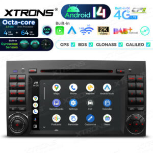 Android Autoradio Xtrons für Mercedes-Benz & Volkswagen 4/64 GB – PX74M245GS-05 CPII