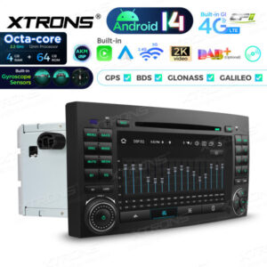 Android Autoradio Xtrons für Mercedes-Benz & Volkswagen 4/64 GB – PX74M245GS-07 CPII