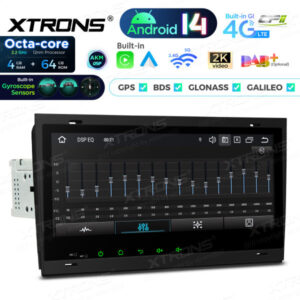 Android Autoradio Xtrons für Audi A4/Seat Exeo 4/64 GB – PX84AA4LHGS-08 CPII