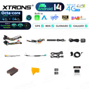 Android Autoradio Xtrons für Audi A4/Seat Exeo 4/64 GB – PX84AA4LHGS-12 CPII
