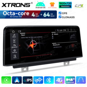 Android Autoradio Xtrons für BMW 1/2 Serie NBT 4/64 GB – QDB10NBNEL-06 CPII