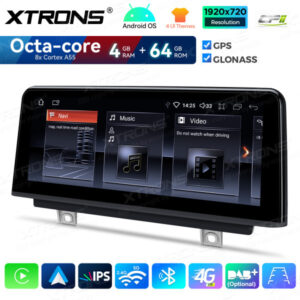 Android Autoradio Xtrons für BMW 1/2 Serie NBT 4/64 GB – QDB10NBNEL-07 CPII