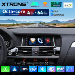 Android Autoradio Xtrons für BMW X3 F25 / X4 F26 NBT 4/64 GB – QDB80X3NB-12 CPII