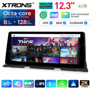 Android Autoradio Xtrons für BMW 6er F06 / F12 / F13 CIC 8/128 GB – QGB23CISX-07 CPII