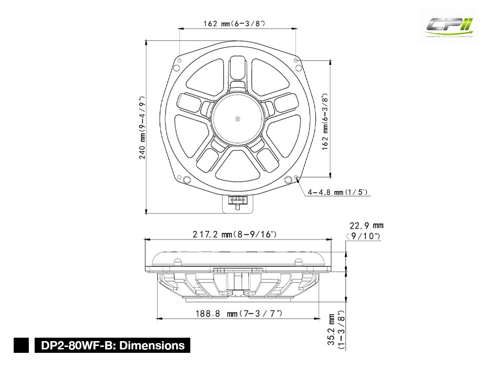 Alpine SPC-2045ABMW-HR PREMIUM-SOUNDSYSTEM für BMW – SPC-2045ABMW-HR-04 CPII
