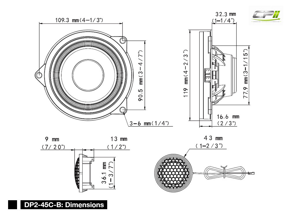 Alpine SPC-2045ABMW-HR PREMIUM-SOUNDSYSTEM für BMW – SPC-2045ABMW-HR-05 CPII