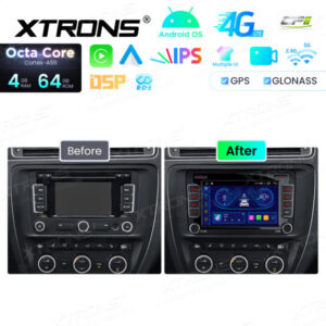 Android Autoradio Xtrons für Volkswagen/Skoda/Seat 4/64 GB – ID70MTVL-12 CPII