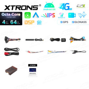 Android Autoradio Xtrons für BMW/Rover/MG 4/64 GB – IDP9046B-11 CPII
