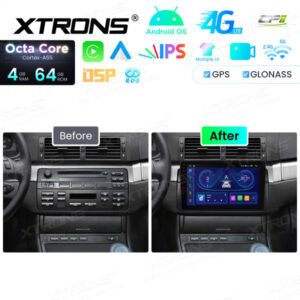 Android Autoradio Xtrons für BMW/Rover/MG 4/64 GB – IDP9046B-12 CPII