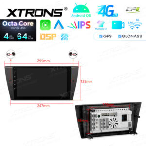 Android Autoradio Xtrons für BMW 3er 4/64 GB – IDP9090B-10 CPII