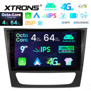 Android Autoradio Xtrons für Mercedes-Benz W211, W219 4/64 GB – IDP90M211-03 CPII