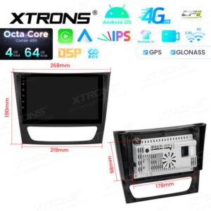 Android Autoradio Xtrons für Mercedes-Benz W211, W219 4/64 GB – IDP90M211-10 CPII