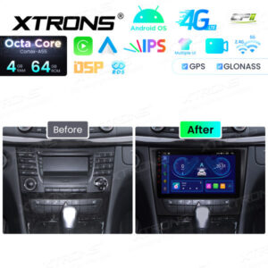 Android Autoradio Xtrons für Mercedes-Benz W211, W219 4/64 GB – IDP90M211-12 CPII