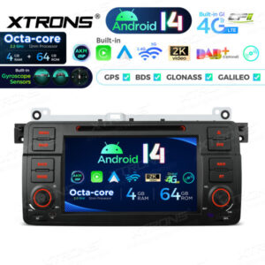 Android Autoradio Xtrons für BMW/Rover/MG 4/64 GB – PX7446BGS-02 CPII