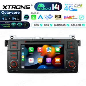 Android Autoradio Xtrons für BMW/Rover/MG 4/64 GB – PX7446BGS-04 CPII