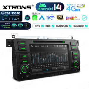 Android Autoradio Xtrons für BMW/Rover/MG 4/64 GB – PX7446BGS-07 CPII