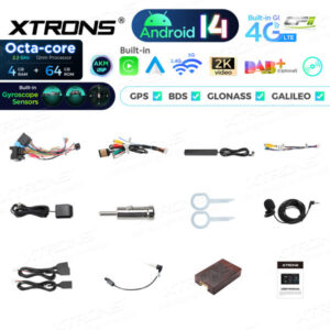 Android Autoradio Xtrons für BMW/Rover/MG 4/64 GB – PX7446BGS-11 CPII