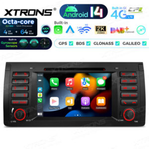 Android Autoradio Xtrons für BMW X5 E53 4/64 GB – PX7453BGS-04 CPII