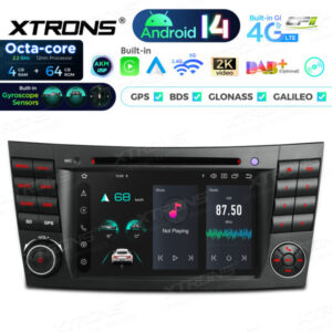 Android Autoradio Xtrons für Mercedes-Benz W211, W219 4/64 GB – PX74M211GS-03 CPII