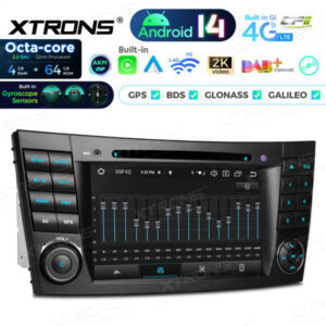 Android Autoradio Xtrons für Mercedes-Benz W211, W219 4/64 GB – PX74M211GS-07 CPII