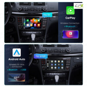 Android Autoradio Xtrons für Mercedes-Benz W211, W219 4/64 GB – PX74M211GS-13 CPII