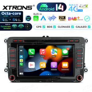 Android Autoradio Xtrons für Volkswagen/Skoda/Seat 4/64 GB – PX74MTVGS-04 CPII