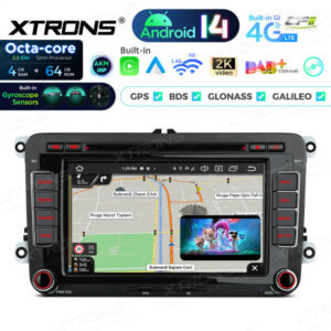 Android Autoradio Xtrons für Volkswagen/Skoda/Seat 4/64 GB – PX74MTVGS-06 CPII