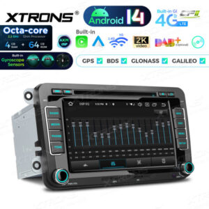 Android Autoradio Xtrons für Volkswagen/Skoda/Seat 4/64 GB – PX74MTVGS-07 CPII